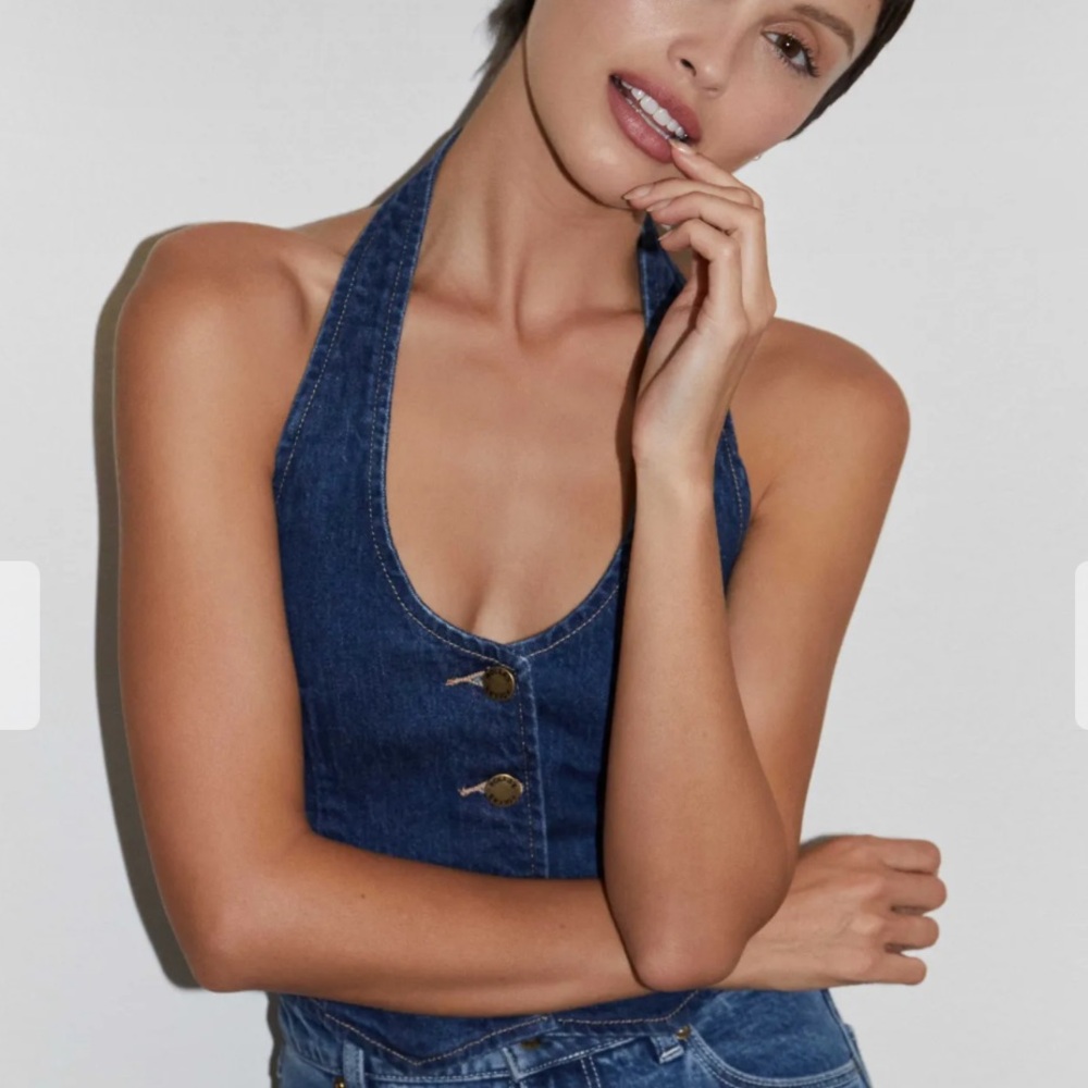 Rolla’s Halter Vest - Stone